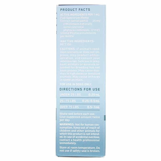 Hemp Extract for Adult Dogs 17 Mg, CW